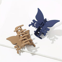 3PCS Butterfly Hair Clip Women's Frosted Hair Clips