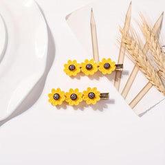 Sunflower Duckbill Clip Hair Clip for Girls Kids Hair Accessories