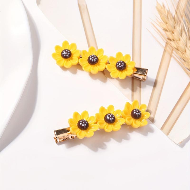 Sunflower Duckbill Clip Hair Clip for Girls Kids Hair Accessories