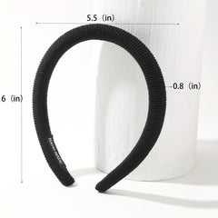 2PCS Wide Brimmed Hair Band Casual Hair Accessories For Women Girls