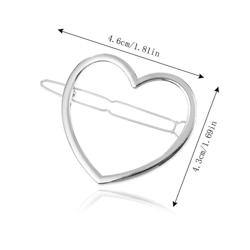 Sweet Heart Shape Hairpins Hair Clip Delicate Hair Pin Jewelry Accessories