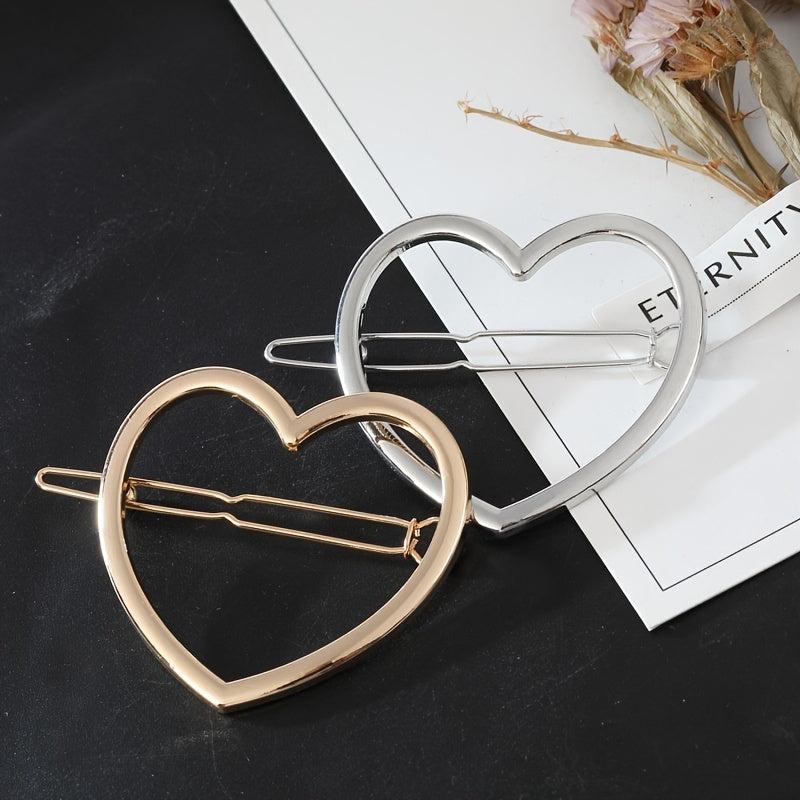 Sweet Heart Shape Hairpins Hair Clip Delicate Hair Pin Jewelry Accessories
