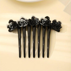 Flower Decor Hairpin Headdress Hair Accessories For Women Girls