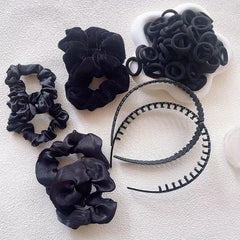 108pcs Hair Accessories Set Velvet Scrunchies Headband Tooth Head Hoop Women