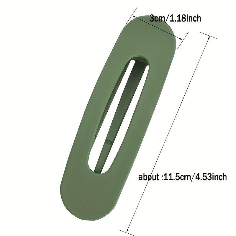 3pcs Colorful Duckbill Hair Clips Acrylic Headwear Strong Hold Hair Accessories