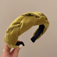 Solid Sponge Headband Girls Hairband Headwear Women's Hair Accessories