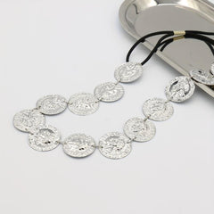Boho Coin Head Chain Gold Hair Chain Headpieces for Women Girls