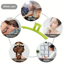 6pcs Nonslip Frosted Hair Claw For Girls and Women