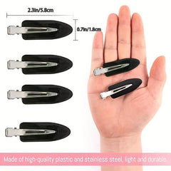 24pcs Duckbill Hair Clips Salon Non Crease Hair Slides Clip