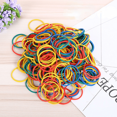 200Pcs High Elastic Hair Tie Ponytail Holder Scunchies Kids Hair Accessories