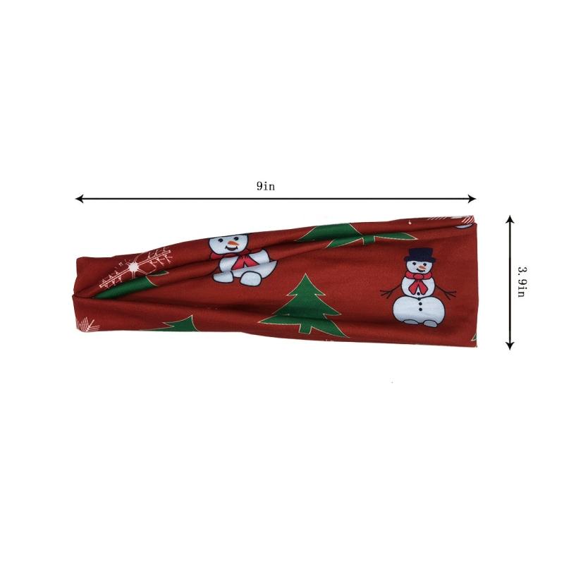 Christmas SweatBand Sports Headband Men's Hairband Fitness