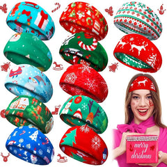 Christmas SweatBand Sports Headband Men's Hairband Fitness