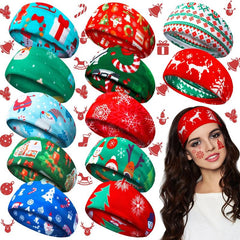 Christmas SweatBand Sports Headband Men's Hairband Fitness