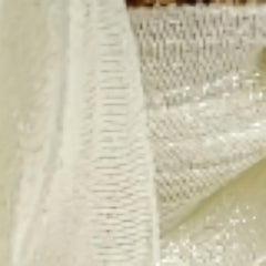 Braided Organza Headband Rhinestone Wide Headdress Hair Band
