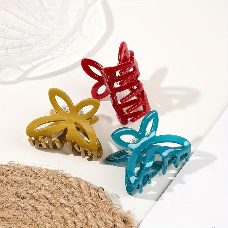Acetic Acid Hair Claw Butterfly Hair Clip for Women