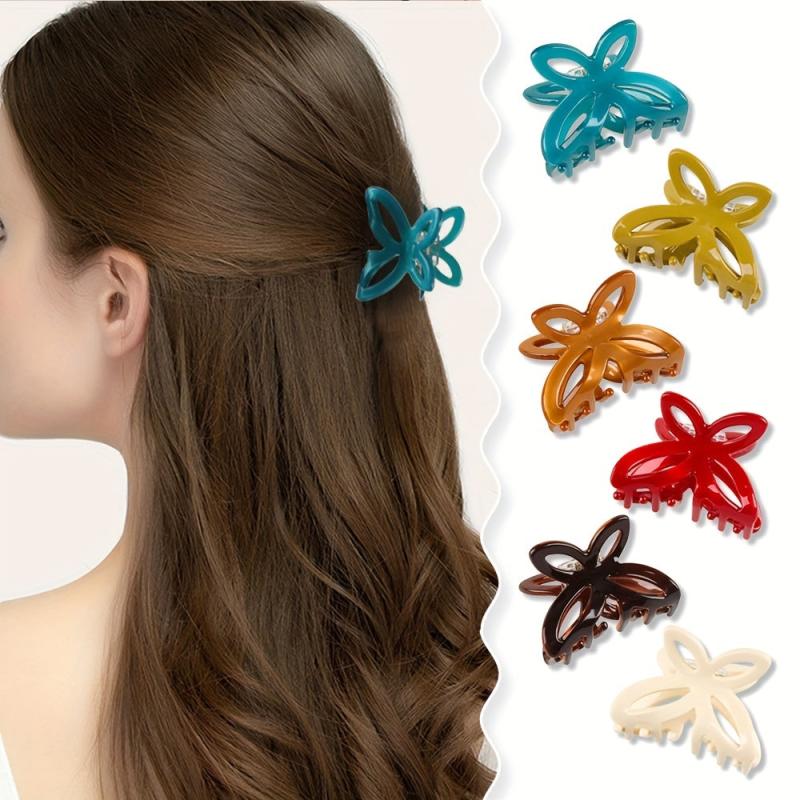 Acetic Acid Hair Claw Butterfly Hair Clip for Women