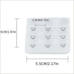 3pcs Women's Bra Extenders Three Four Five Hooks