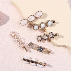 6pcs Hair Clips Non Slip Hair Decoration Girls Vacation Travel Accessory
