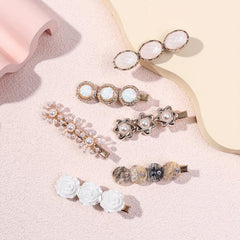 6pcs Hair Clips Non Slip Hair Decoration Girls Vacation Travel Accessory