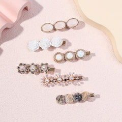 6pcs Hair Clips Non Slip Hair Decoration Girls Vacation Travel Accessory