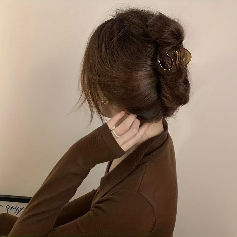 Vintage Hair Claw Back Head Hair Clip Ponytail Holder Hair Accessories