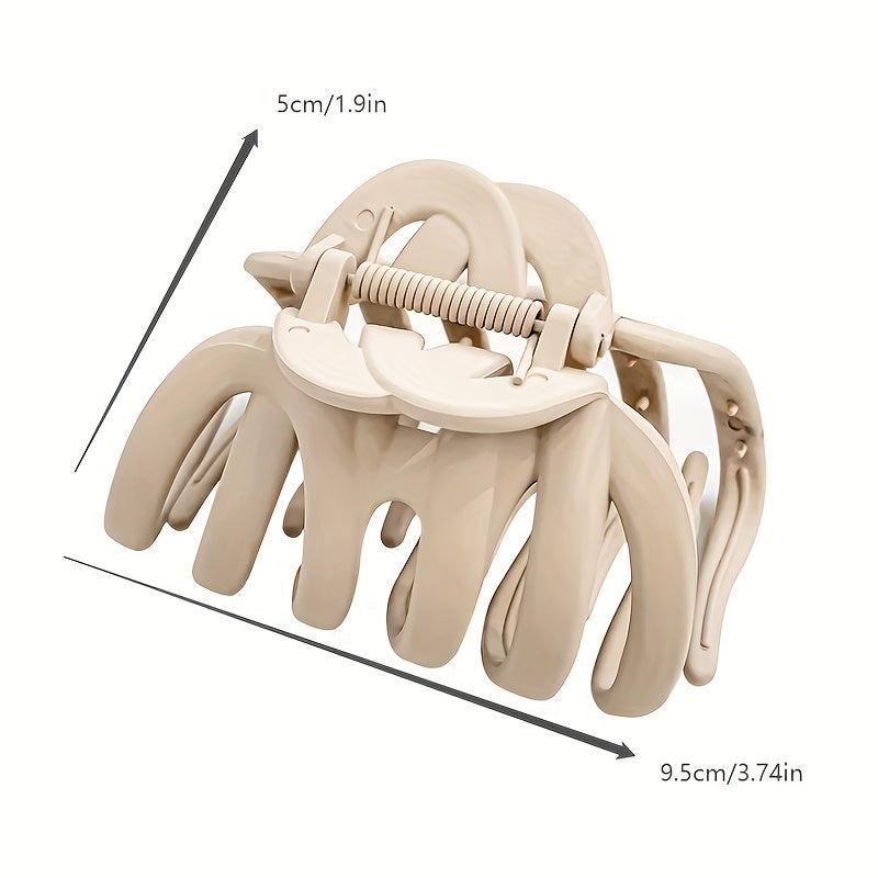 Large Frosted Style Hair Claw Solid Shark Claw Hair Accessories For Women