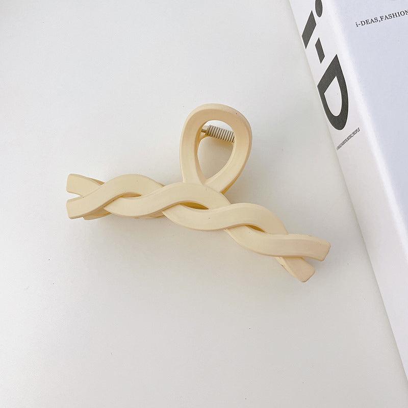 Brown Acetate Hair Claw Clip Strong Hold Grip for Thick Hair
