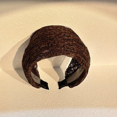 Wide Lace Headband Retro Style Hair Band for Women