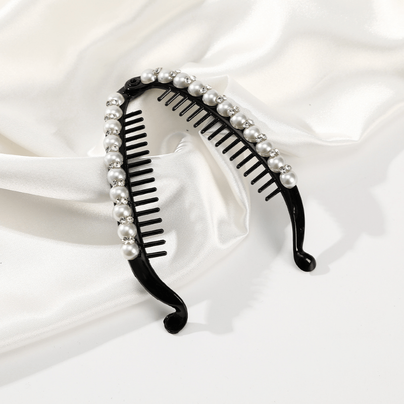 Pearl Rhinestone Hair Clips Vintage Hair Accessories