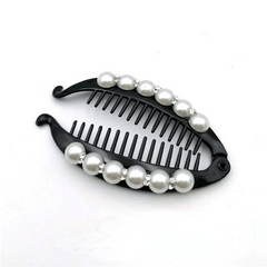 Pearl Rhinestone Hair Clips Vintage Hair Accessories