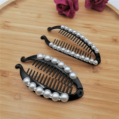 Pearl Rhinestone Hair Clips Vintage Hair Accessories
