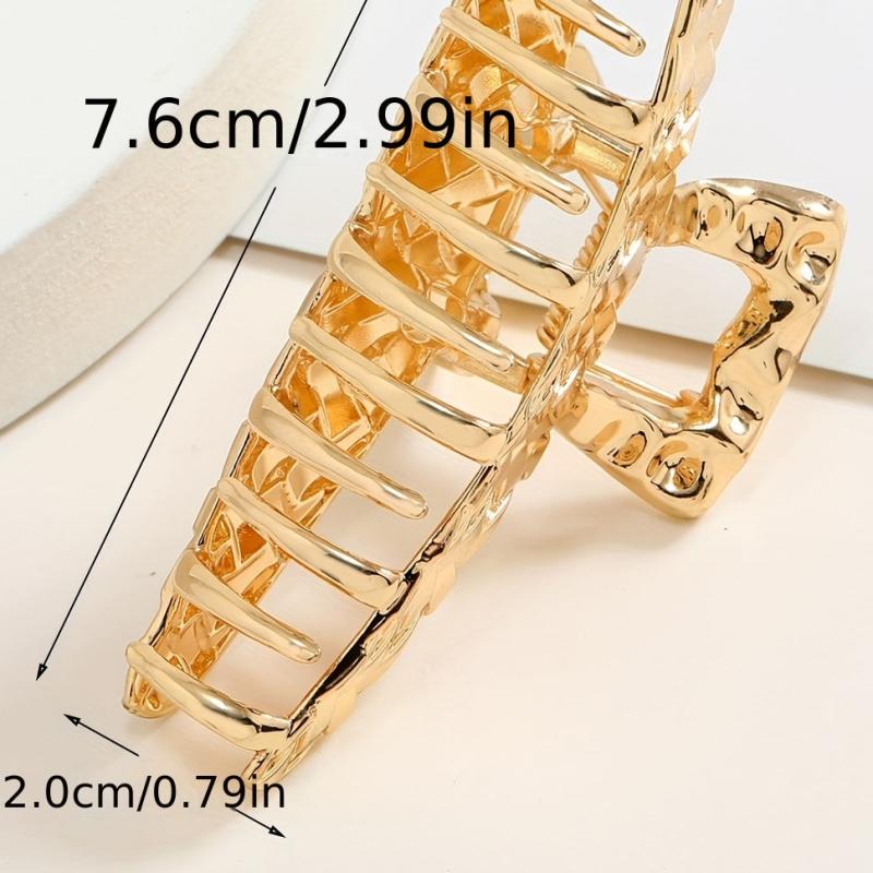 Braided Metal Hair Grab Clip for Women Girls