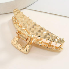 Braided Metal Hair Grab Clip for Women Girls