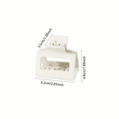 Matte Square Hair Claw Clip Non Slip Strong Hold Grip Hair Jaw Clip