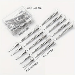 10pcs Metal Hair Clips Non Slip Hair Slides Duckbill Clip Salon Hair Accessory