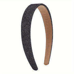 Glitter Wide Headband Sparkly Hair Accessory Women Girls