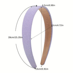 Glitter Wide Headband Sparkly Hair Accessory Women Girls