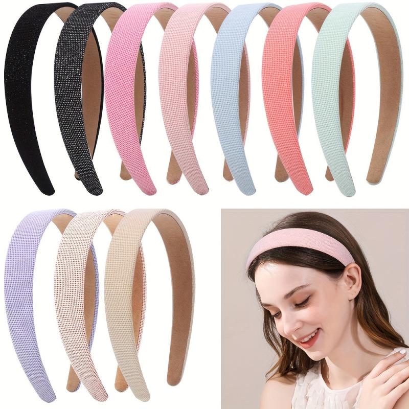 Glitter Wide Headband Sparkly Hair Accessory Women Girls