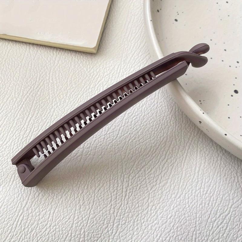 1pcs Banana Clip Frosted Hair Clip Women Hair Claws Ponytail Holder Hairpins