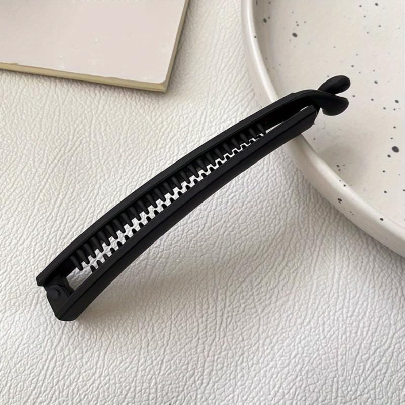 1pcs Banana Clip Frosted Hair Clip Women Hair Claws Ponytail Holder Hairpins