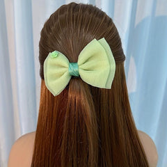 Solid Flower Hair Clip for Women Girls