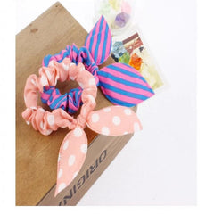 Polka Dot Rabbit Ears Scrunchies Hair Tie Style Hair Rope