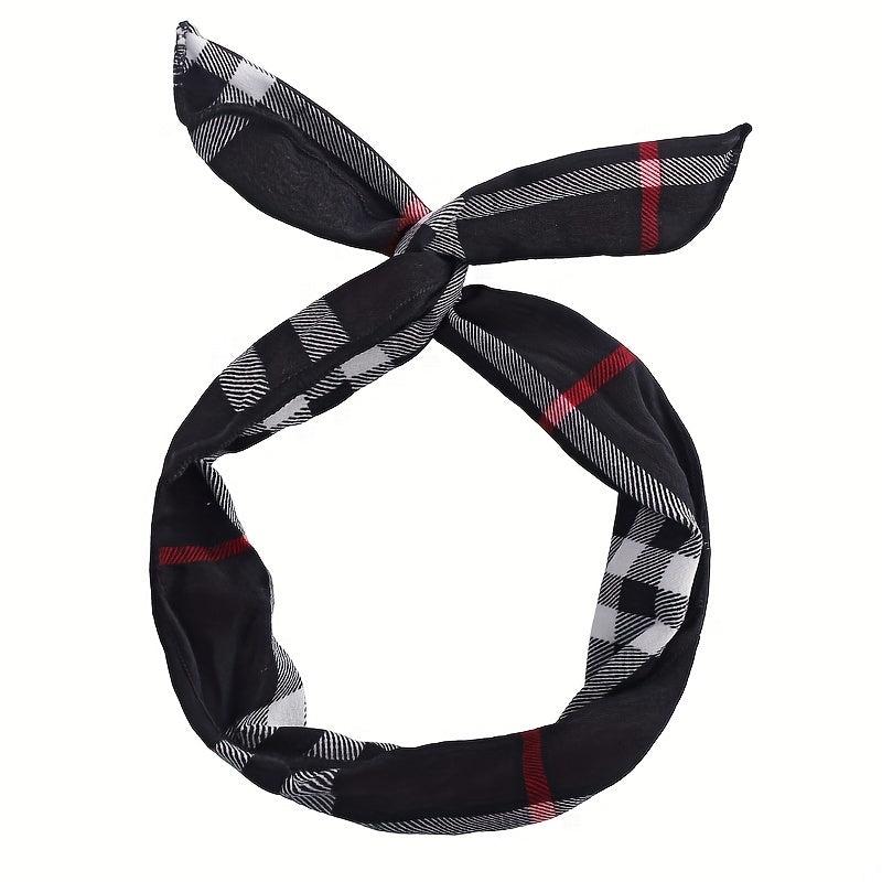 5 5pcs Printed Hair Tie Wide Headbands Women's Hair Accessories