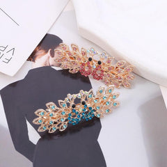 Crystal Hair Clip Rhinestones Barrettes Pins Vintage Spring Clips