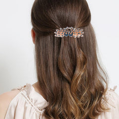 Crystal Hair Clip Rhinestones Barrettes Pins Vintage Spring Clips