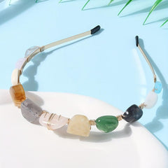 Boho Resin Crystal Headband Hair Band Women Girls Hair Accessories