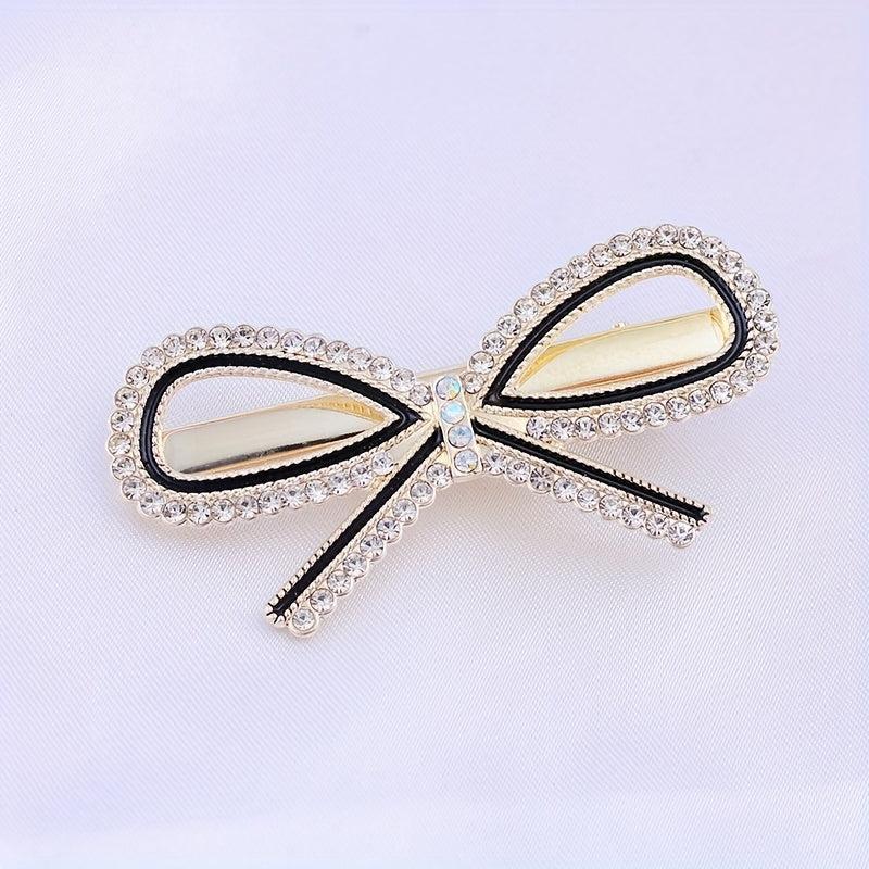 Faux Pearl Hair Clip Duck Billed Non Slip Side Clip Bangs Clip Hair Accesso