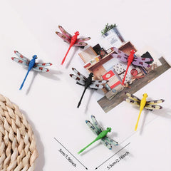 6pcs Dragonfly Hair Clip Resin Duck Billed Clip for Women Girls