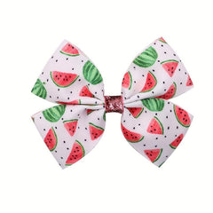 Watermelon Pattern Hair Clips Fruit Bow Hair Clips for Women Girls