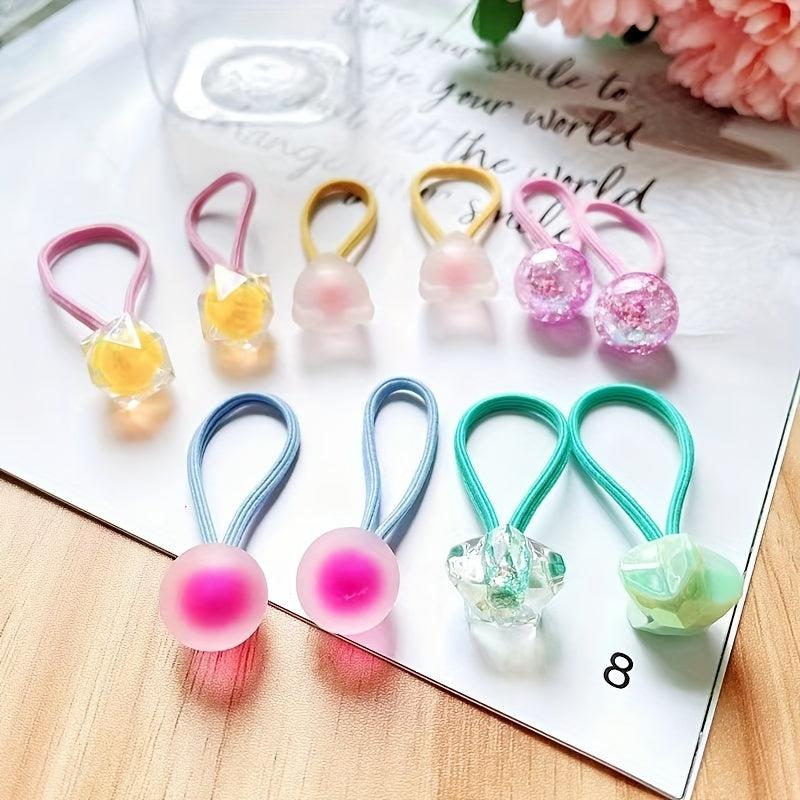 Small Ball Decor Hair Tie Candy Hair Rope Hair Ring Sweet Hair Accessories